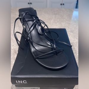 INC ankle wrap sandals